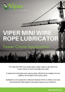 Viper Tower Crane Brochure